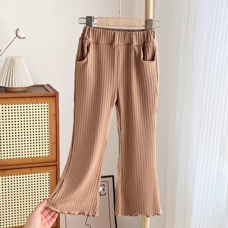 Детские летние брюки с широкими штанинами фотография