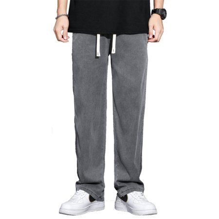 Мужские джинсы летние прямые узкие изображение