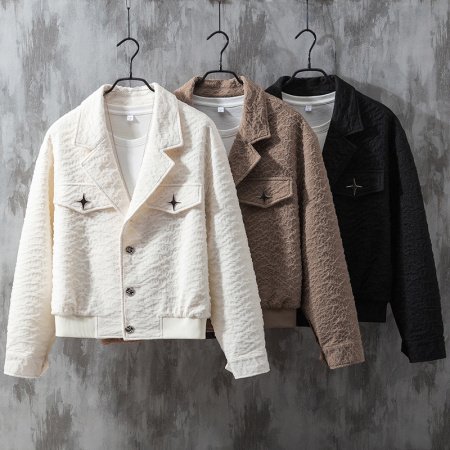 Мужская куртка в стиле панк для осенне-зимнего сезона фото