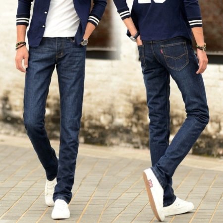 Мужские джинсы с высокой посадкой фото