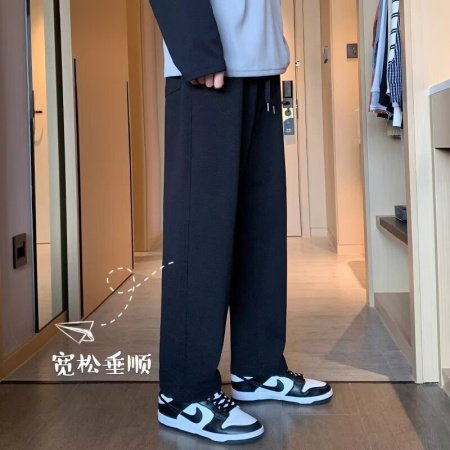 Широкие брюки 2024 новой моды для мужчин изображение