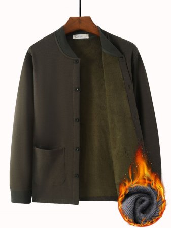 Мужская хлопковая футболка с длинным рукавом для пожилых фотография