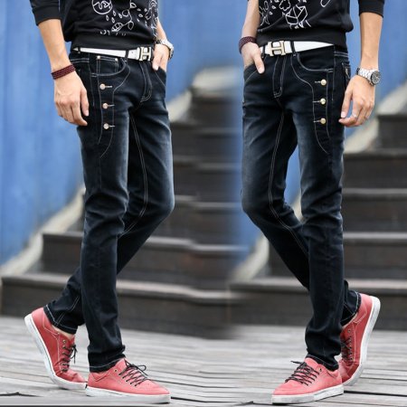 Мужские джинсы суженные на щиколотке фотография