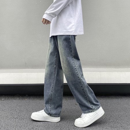 Джинсы мужские 2024 осенние новинки изображение