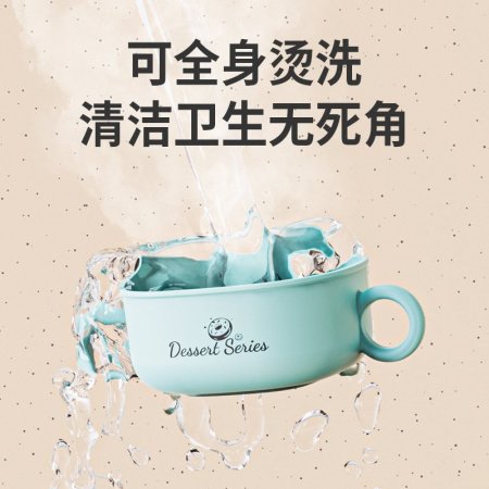 Детская пищевая чашка из нержавеющей стали с ручкой изображение