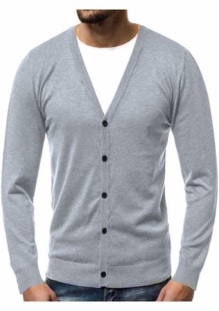 Мужской свитер с круглым вырезом фото