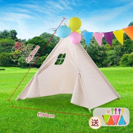 Детский рисованный игровой домик изображение