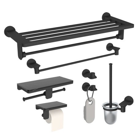 Набор для ванной комнаты из нержавеющей стали фотография