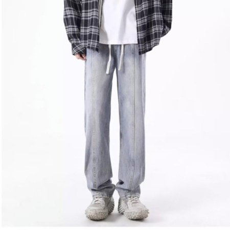 Мужские джинсы в стиле американской весны и лета фото