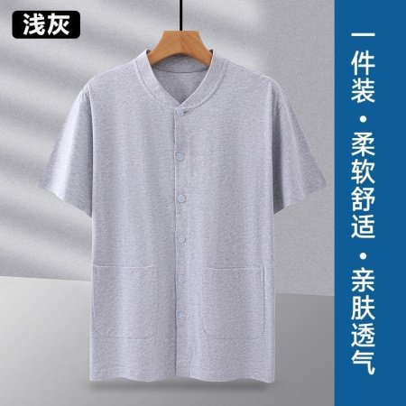 Мужская футболка с коротким рукавом из чистого хлопка изображение