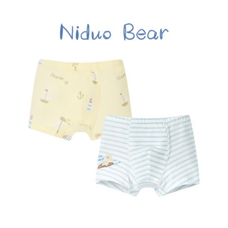 Набор мужских детских трусов из чистого хлопка изображение