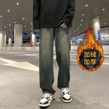 Мужские джинсы 2024 винтажного стиля фотография