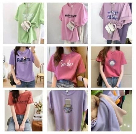 Женская футболка из чистого хлопка изображение