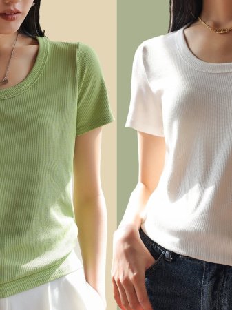 Женская футболка 2024 весна-лето изображение