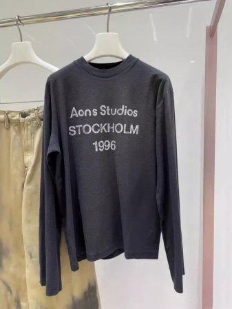 Футболка с длинным рукавом в стиле 1996 с буквенным принтом фотография