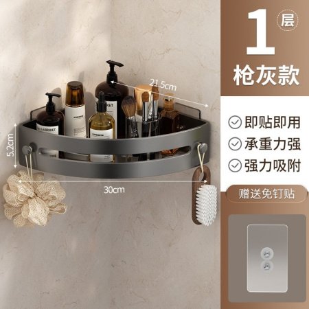 Угловая полка для ванной комнаты и кухни фотография