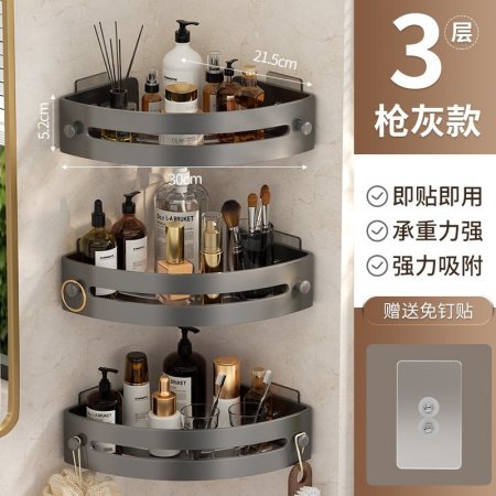 Угловая полка для ванной комнаты и кухни фотография