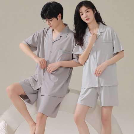 Летний пижамный комплект для пары фотография