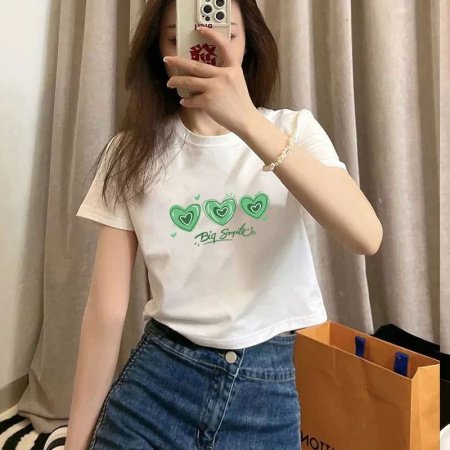 Летняя футболка из чистого хлопка фотография