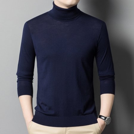 Мужской свитер из тонкой шерсти фото