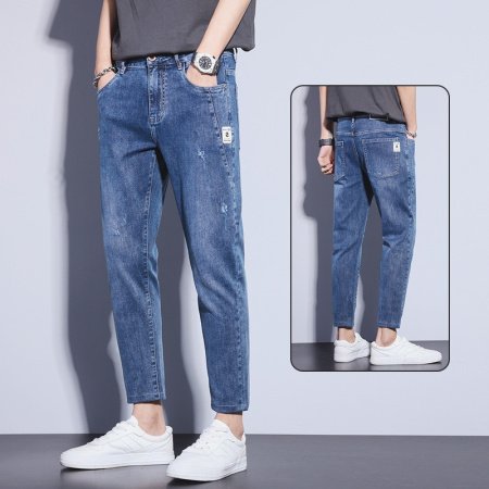 Джинсы мужские весна-лето изображение