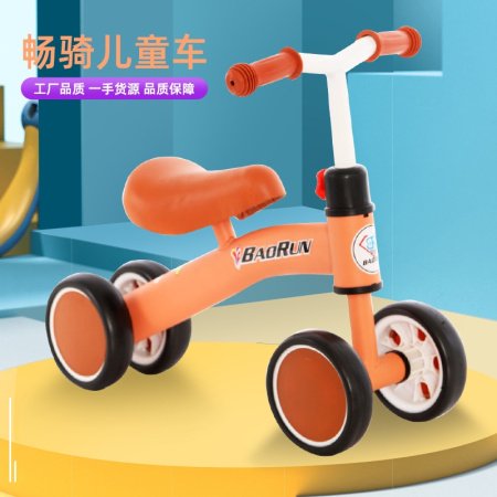 Детский велосипед без педалей изображение