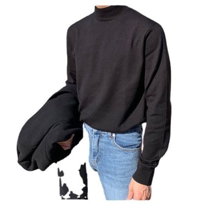 Мужской свитер с высоким воротником фото