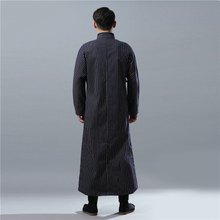 Мужской халат в стиле китайской династии Тан с воротником стойкой фото