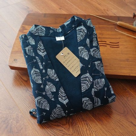 Мужской халат из хлопка изображение