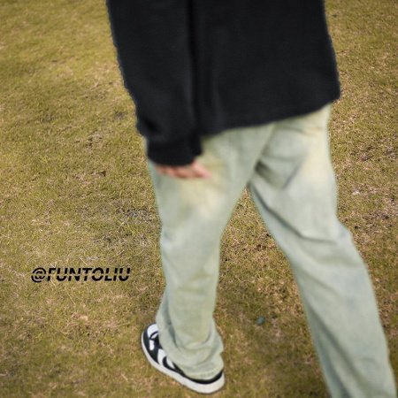 Джинсы мужские винтажные прямые длинные черного цвета изображение