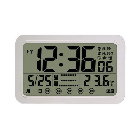 Современные часы LCD с функцией звука и сенсорным управлением изображение