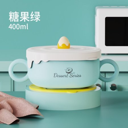 Детская пищевая чашка из нержавеющей стали с ручкой изображение