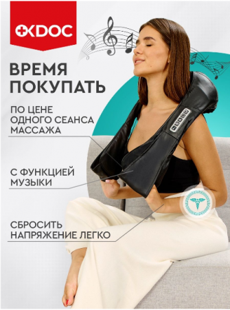 Массажер для спины, шеи, плеч и тела электрический роликовый GO-ЕМ-8 / К15 / B28 детальное фото