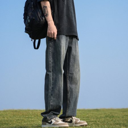 Мужские джинсы в стиле Гонконга фото