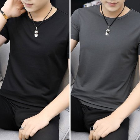 Мужская футболка из модала и льна изображение