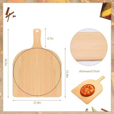 Деревянная пиццерия с ручкой фотография