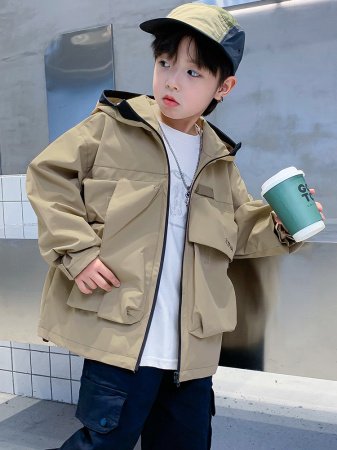 Детская мужская рабочая куртка весна-осень 2024 фото