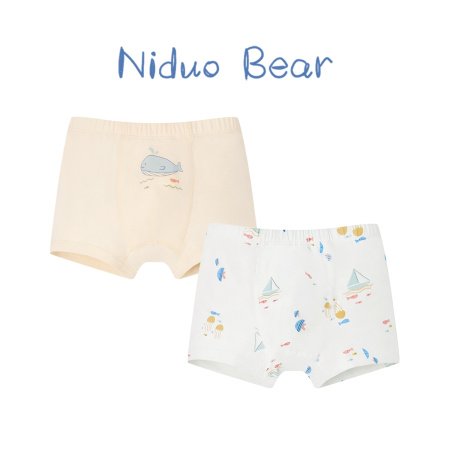 Набор мужских детских трусов из чистого хлопка изображение