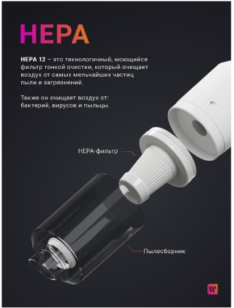 Автомобильный пылесос беспроводной GO-AP-18 / К50/ В25 детальное фото