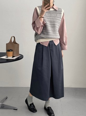 Дизайнерская юбка с уникальными складками изображение