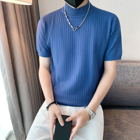 Мужской свитер с коротким рукавом изображение