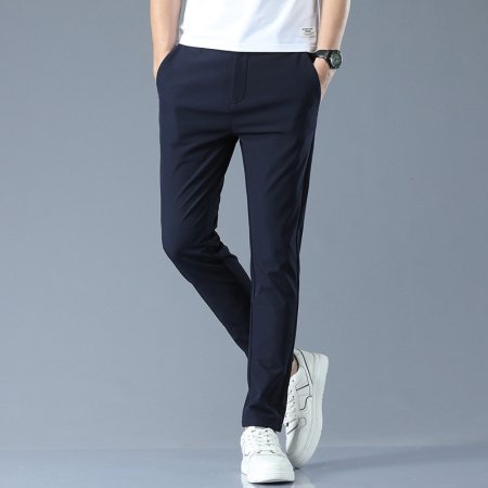 Мужские брюки прямого кроя летние бизнес-костюмы изображение