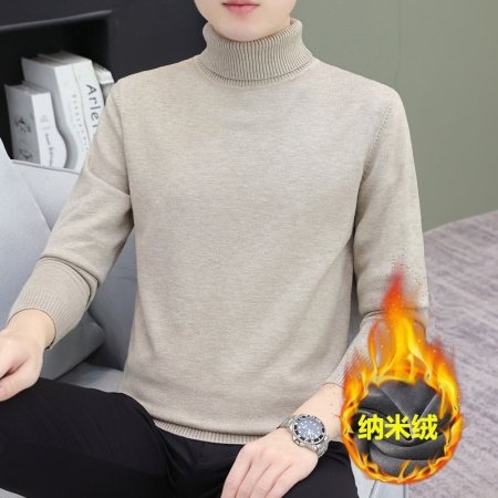 Мужской свитер с высоким воротником фото