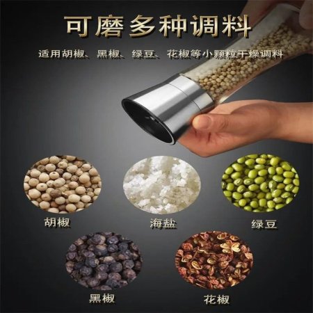 Ручной мельничек для перца из нержавеющей стали изображение