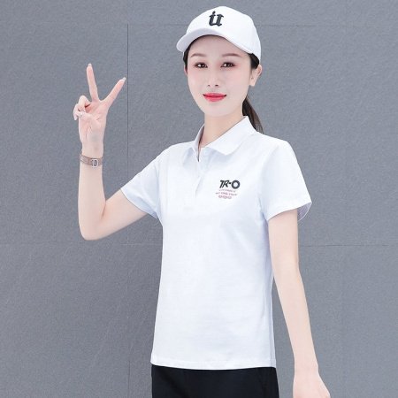 Поло с коротким рукавом для женщин фотография