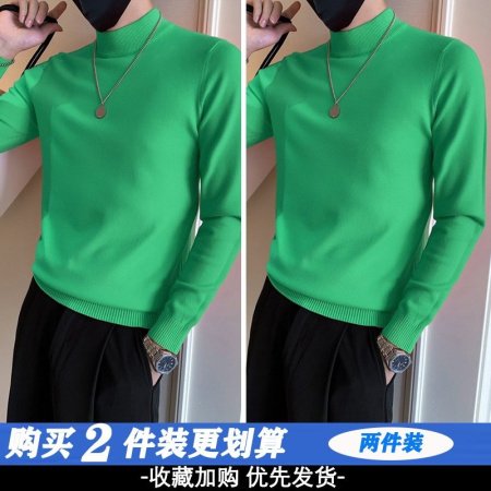 Мужской свитер с высоким воротником изображение