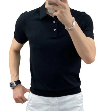 Мужская футболка POLO с коротким рукавом изображение