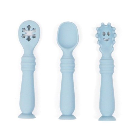 Детский набор посуды из силикона фото