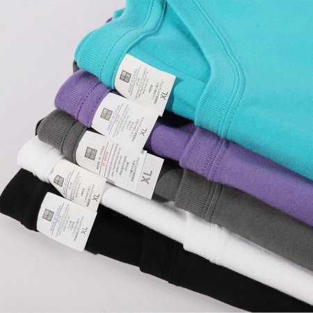 Длинный рукав T-рубашка из чистого хлопка 230 г изображение