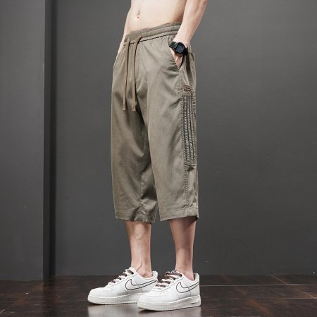 Мужские летние шорты из хлопковой смеси фото